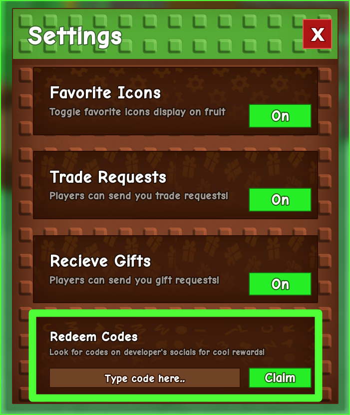 Redeem code tutorial