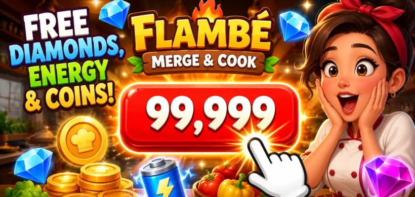 flambe merge and cook free diamonds